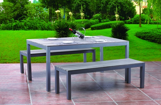 Tuinset tafel met 2 banken KOOPJES CONCURRENT